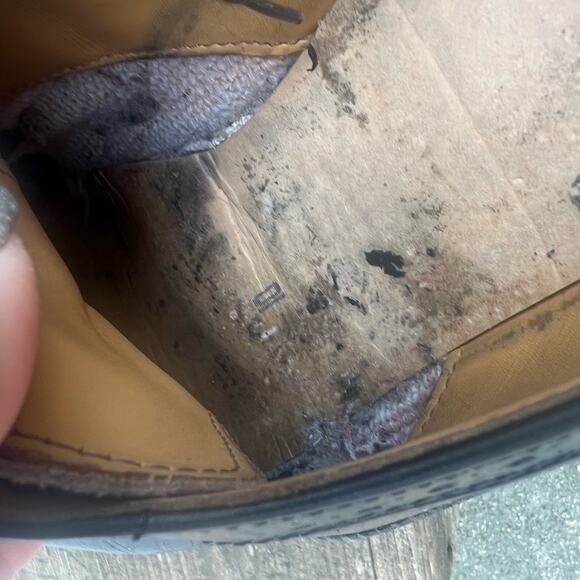 Doc Dr Martens Black Brown Oxford Brogue Chunk Platform Shoes Made in England 10 main image 4